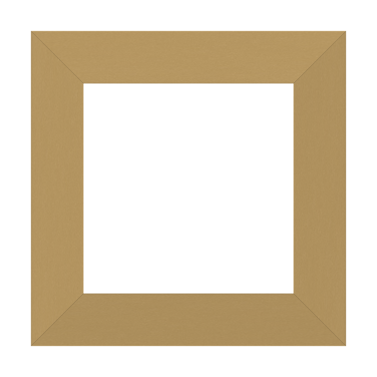 Modern magnet frame, S 9 x 9 inches, Rust-Oleum Metallic Gold, 1.5-inch molding