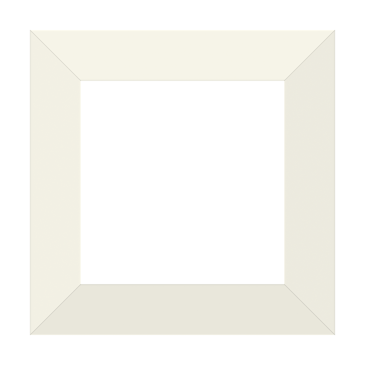 Modern magnet frame, S 9 x 9 inches, Heirloom White, 1.5-inch molding