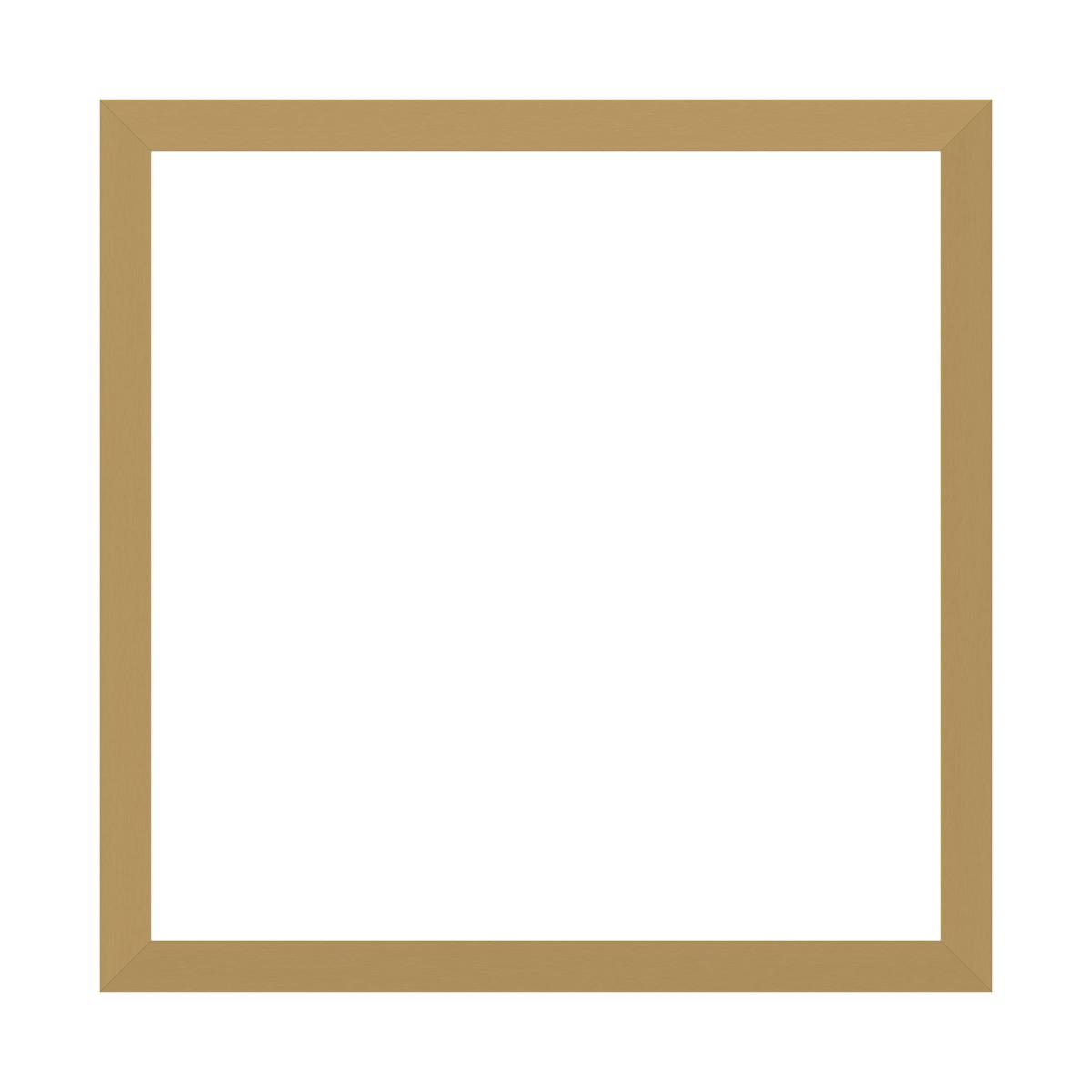 Modern magnet frame, XL 26 x 26 inches, Rust-Oleum Metallic Gold, 1.5-inch molding