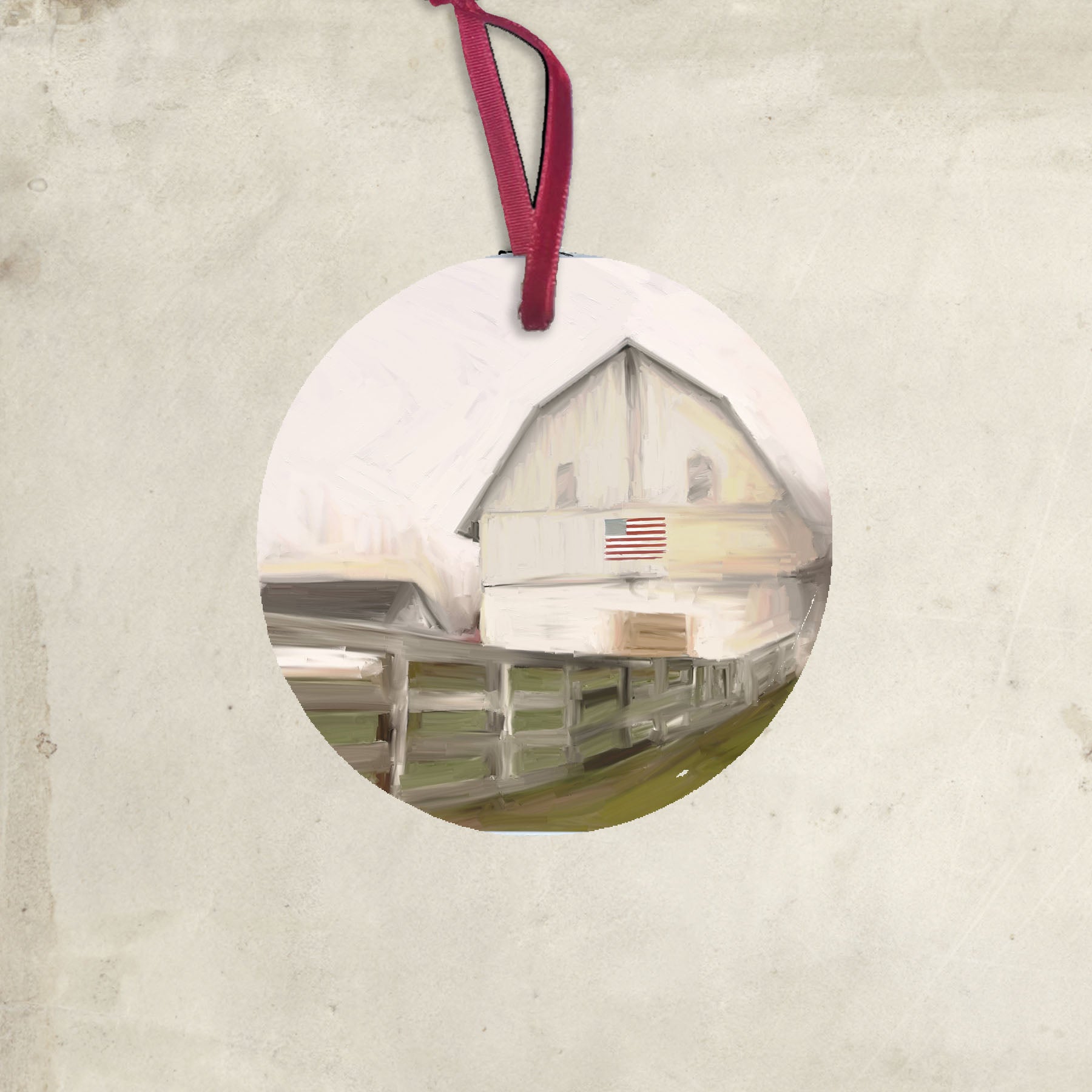 American Barn - Ornament