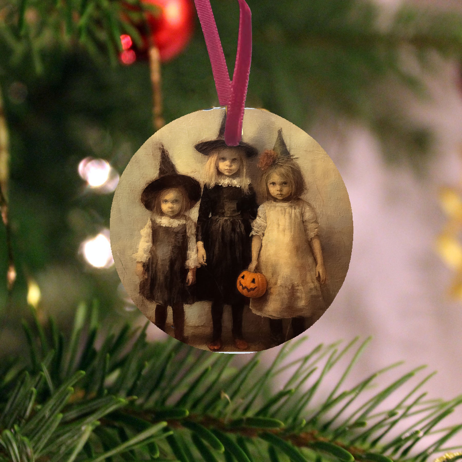 Witchy Children Trio - Ornament