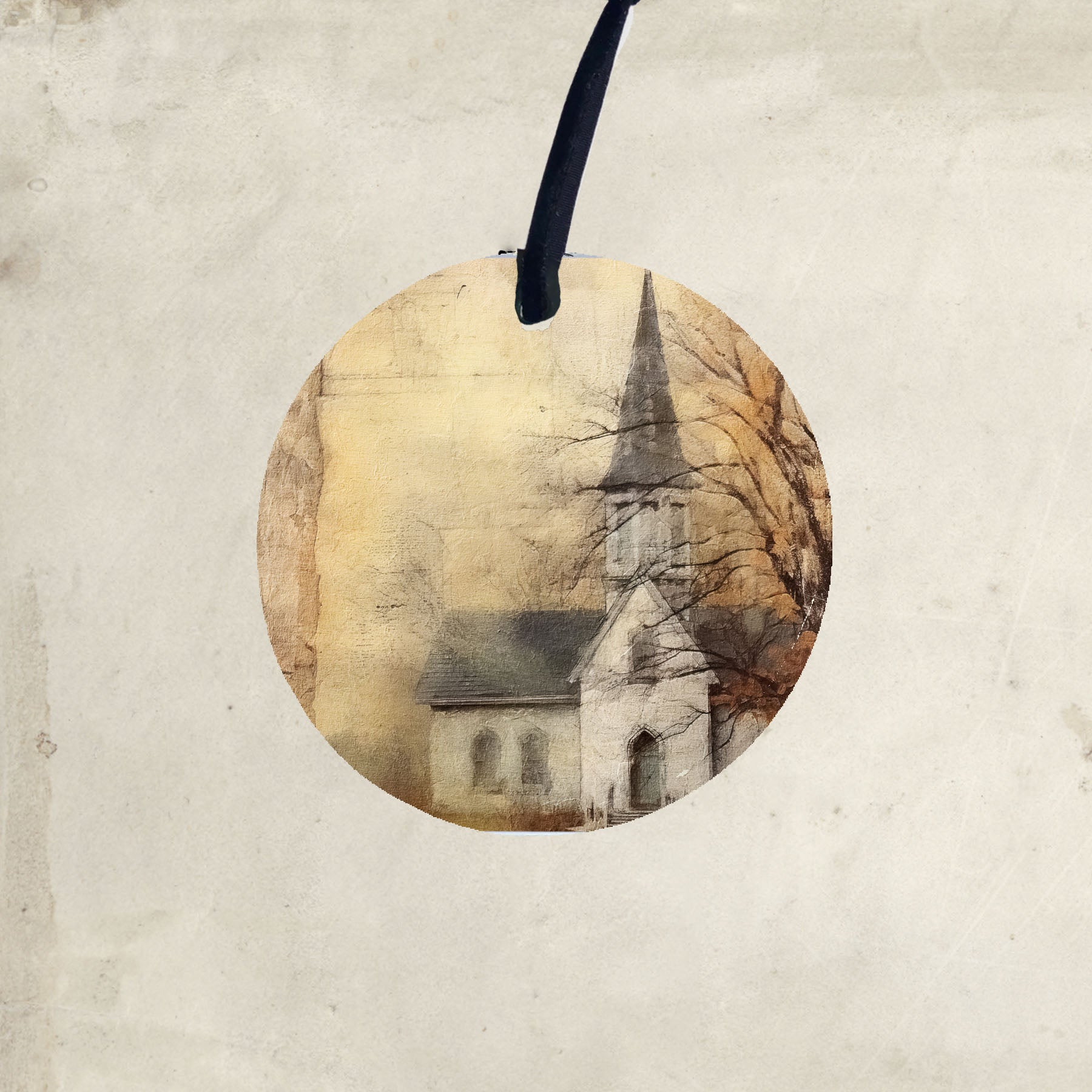 Autumn Church 1 - Ornament