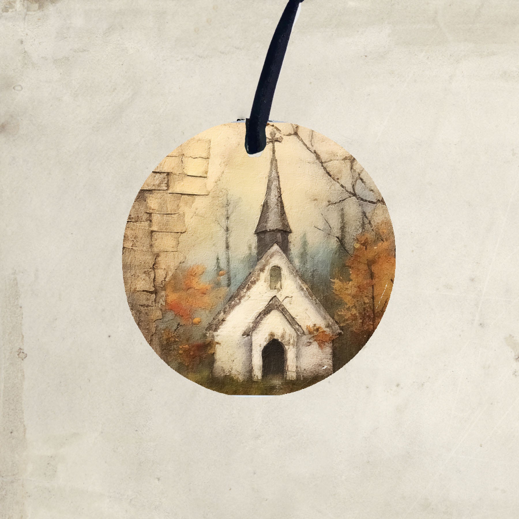 Autumn Church 2 - Ornament