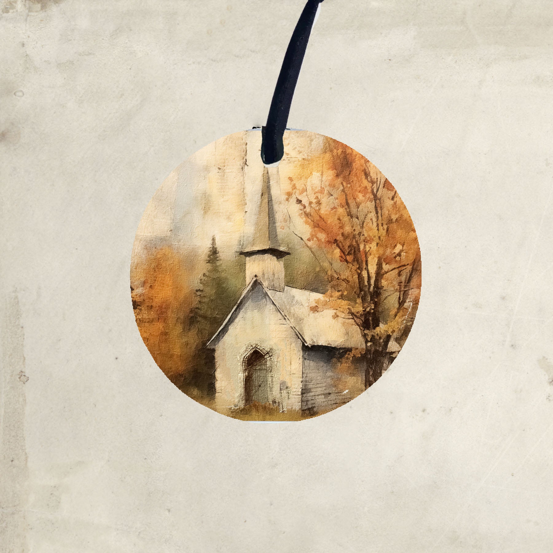 Autumn Church 4 - Ornament