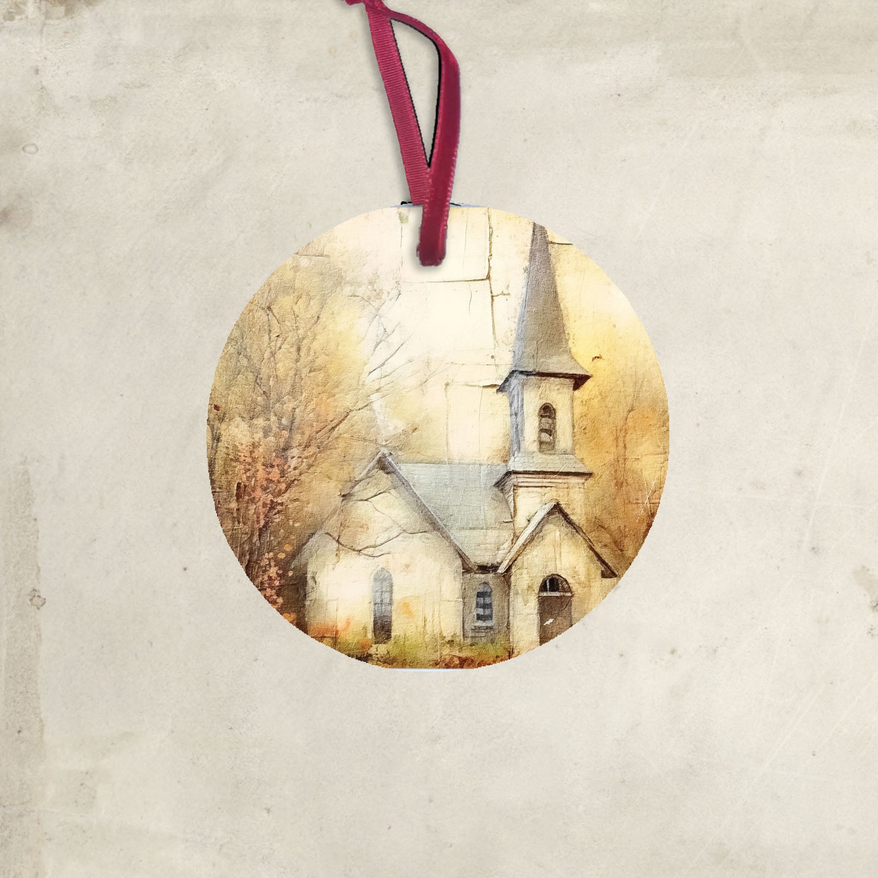 Autumn Church 5 - Ornament