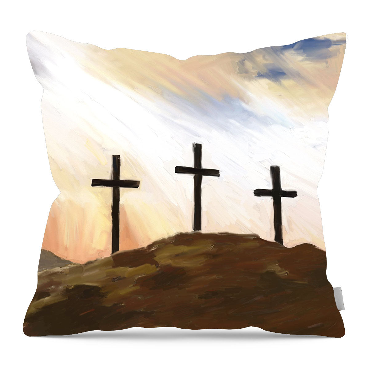 Crosses on a Hill - Pillow