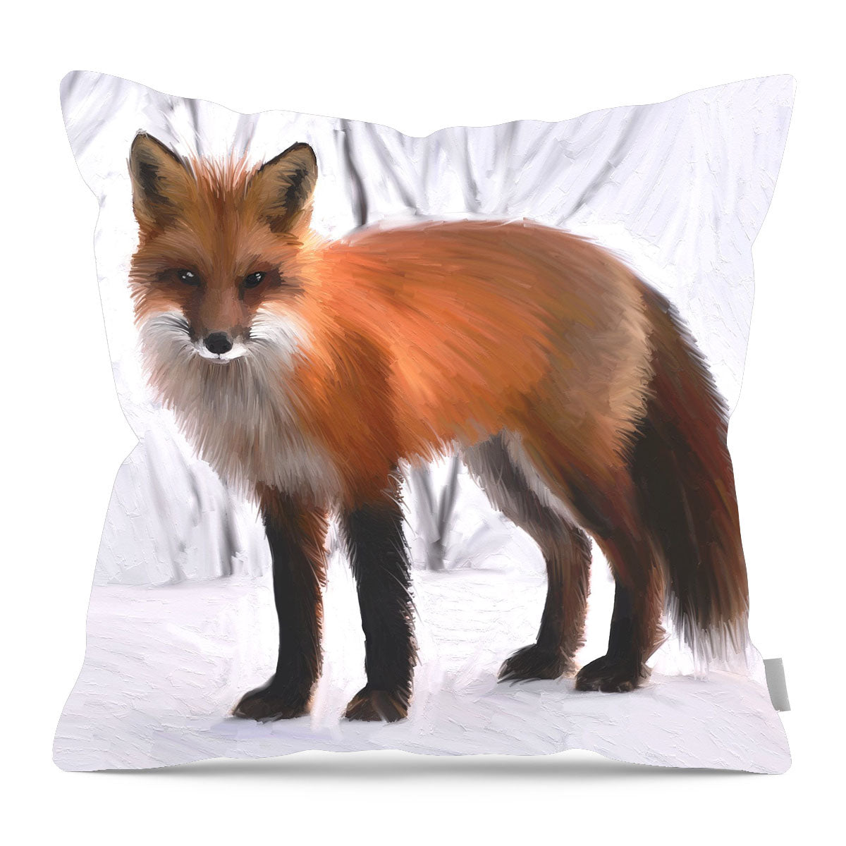 Fox in the snow - Pillow