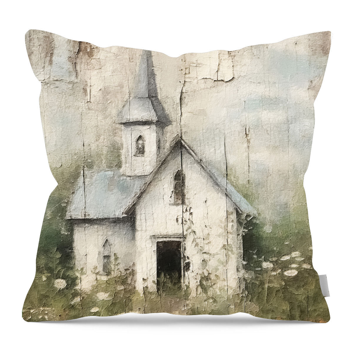 Old Country Church 3 - Pillow