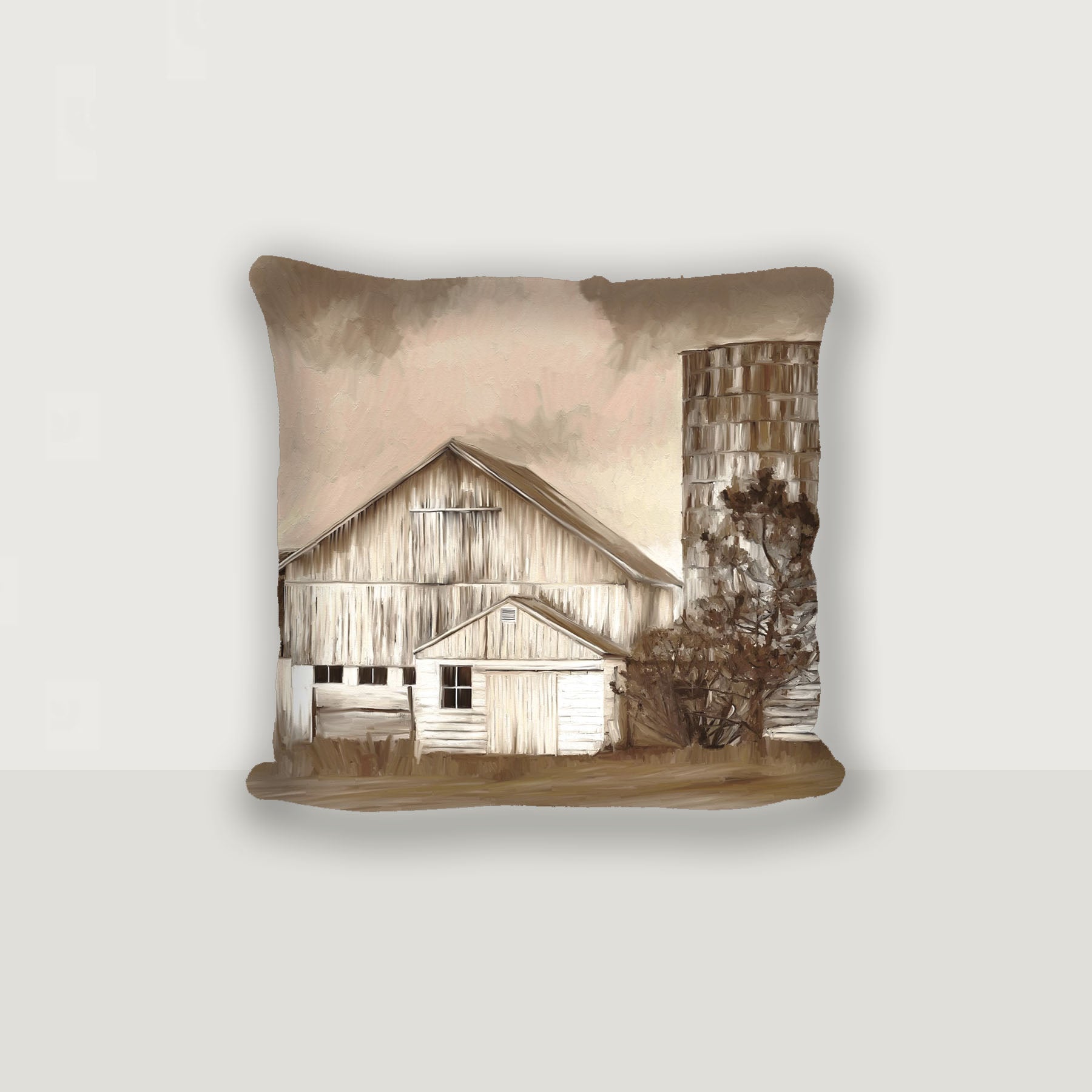 Abandoned Barn - Pillow