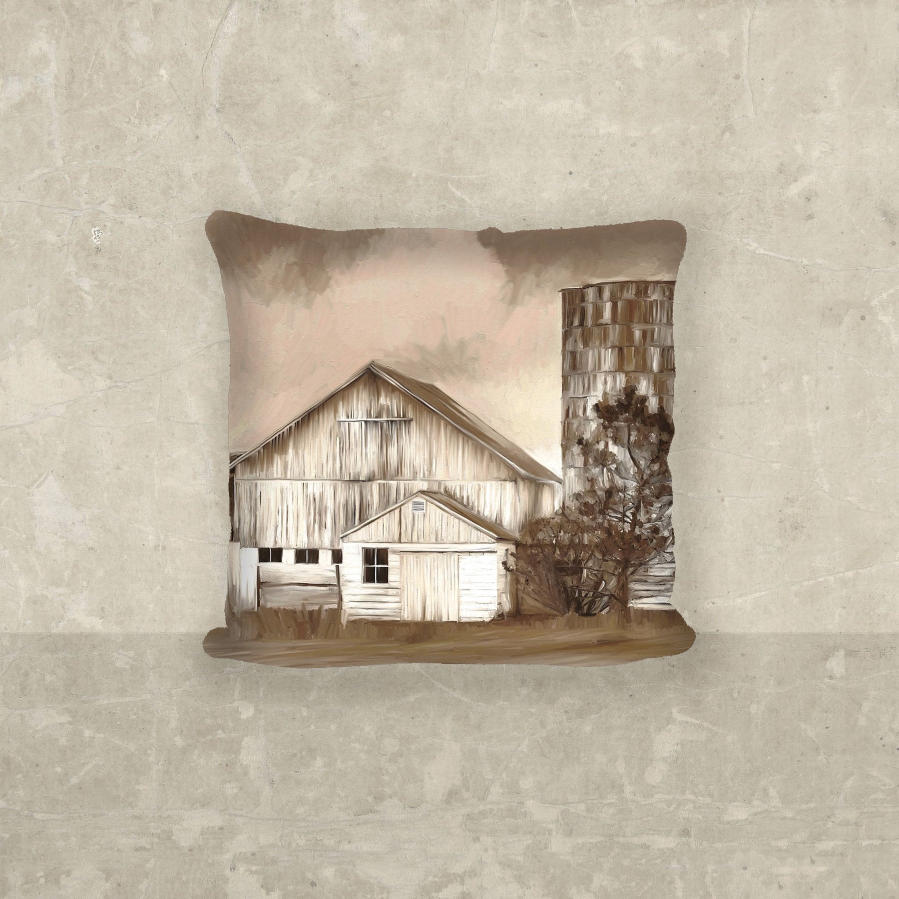 Abandoned Barn - Pillow