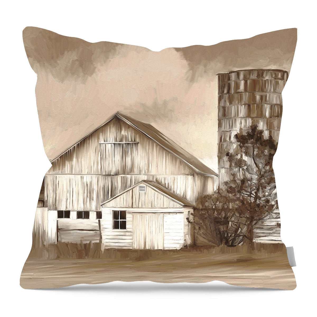 Abandoned Barn - Pillow