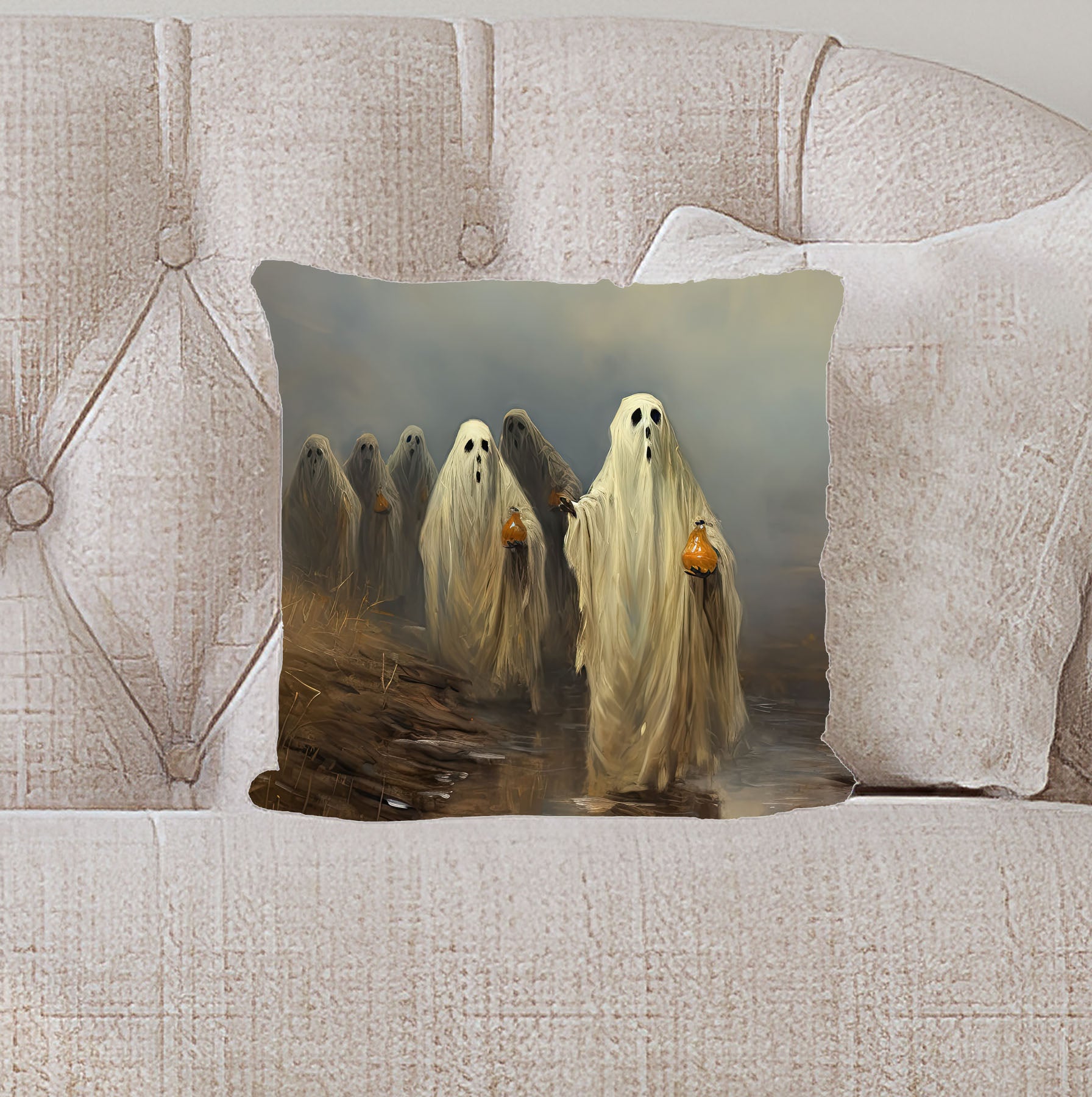 Group of ghosts - Pillow