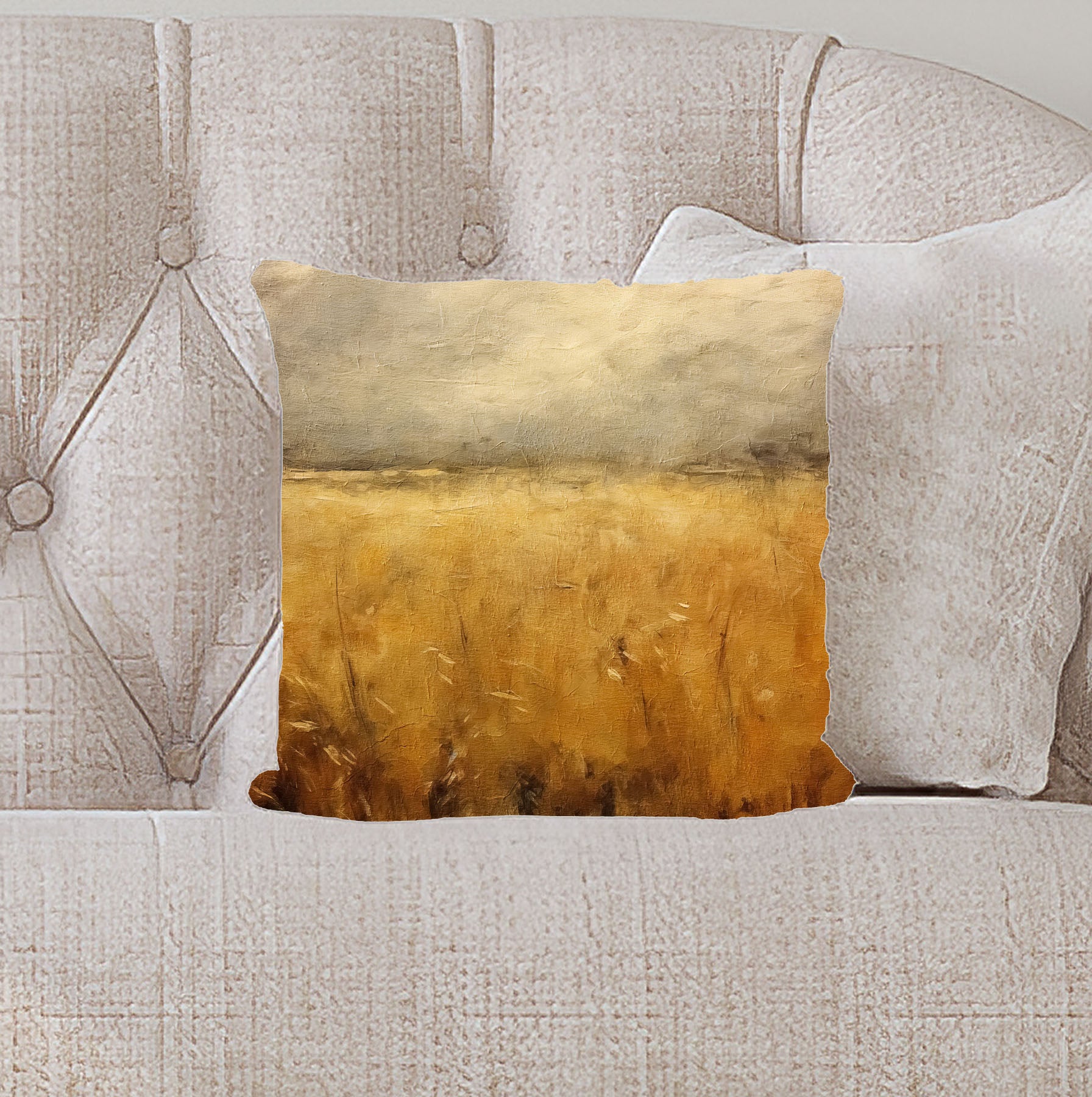 Autumn field - Pillow