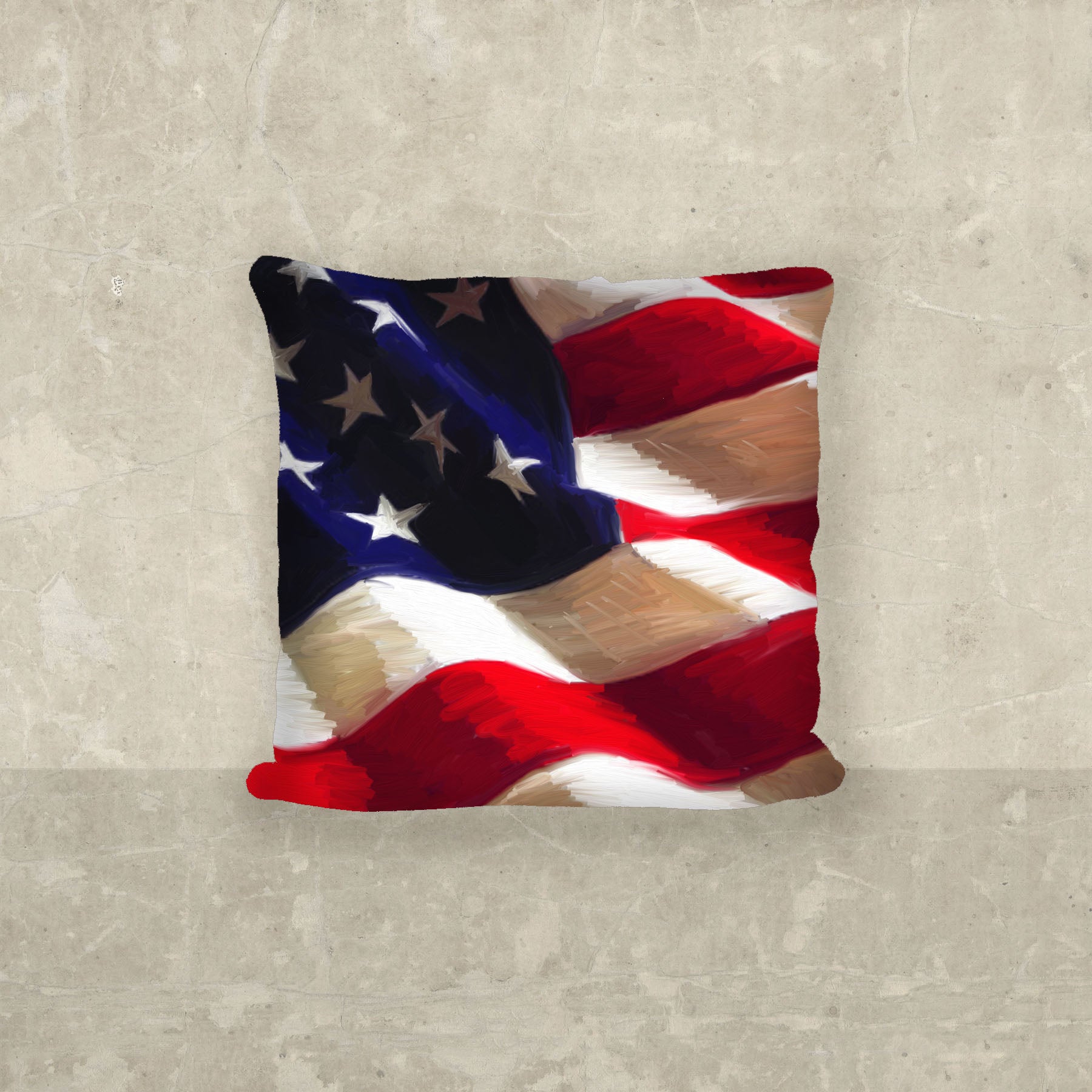 Patriotic Flag - Pillow