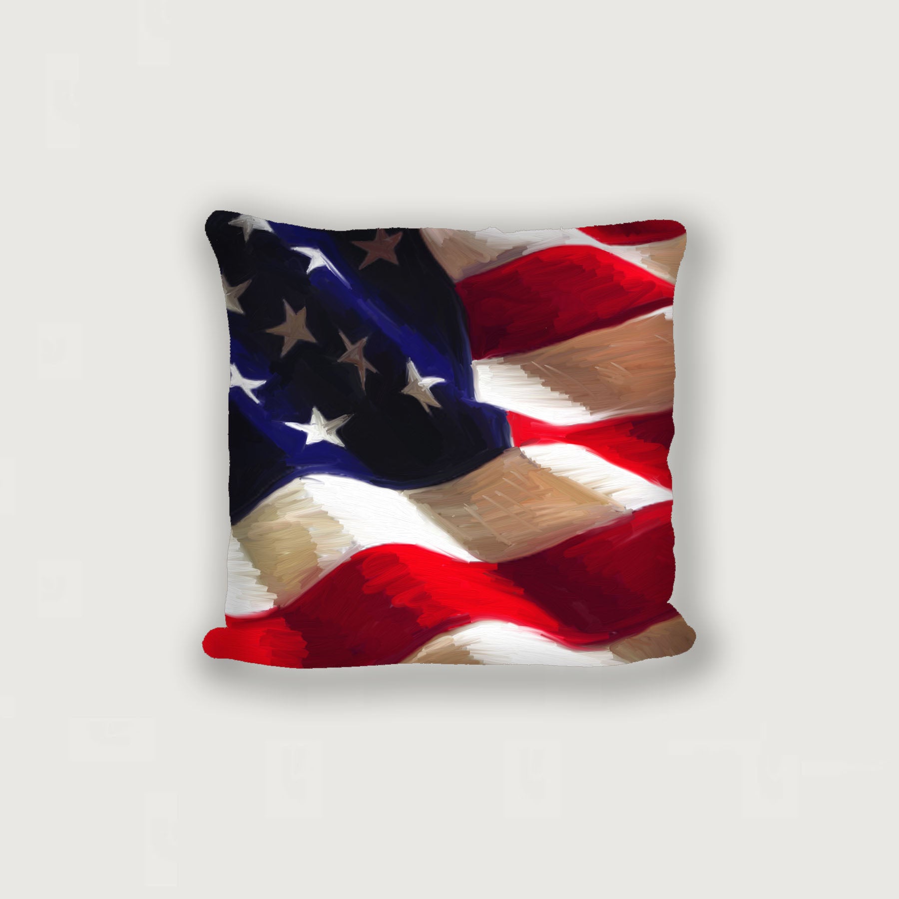 Patriotic Flag - Pillow