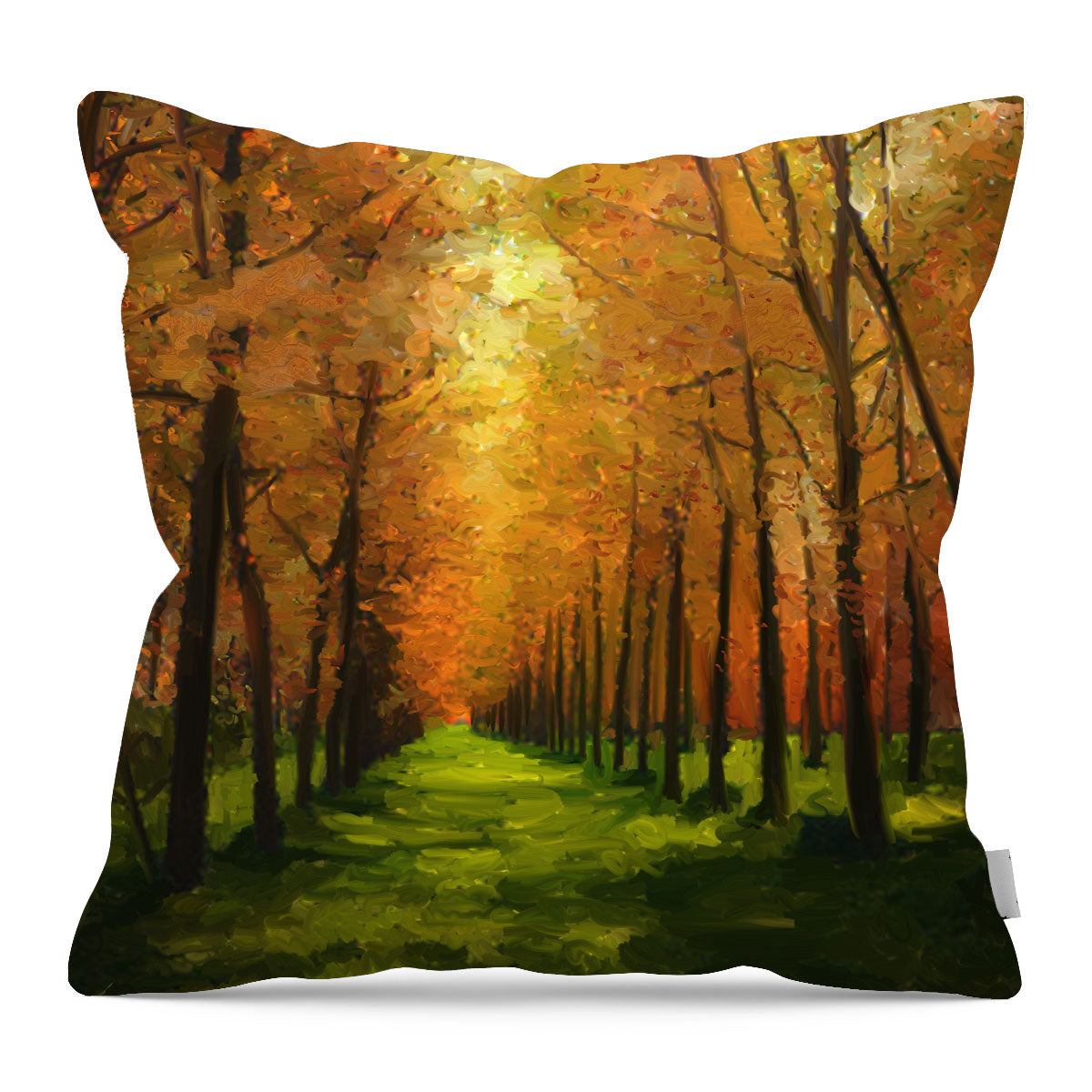 Green path - Pillow