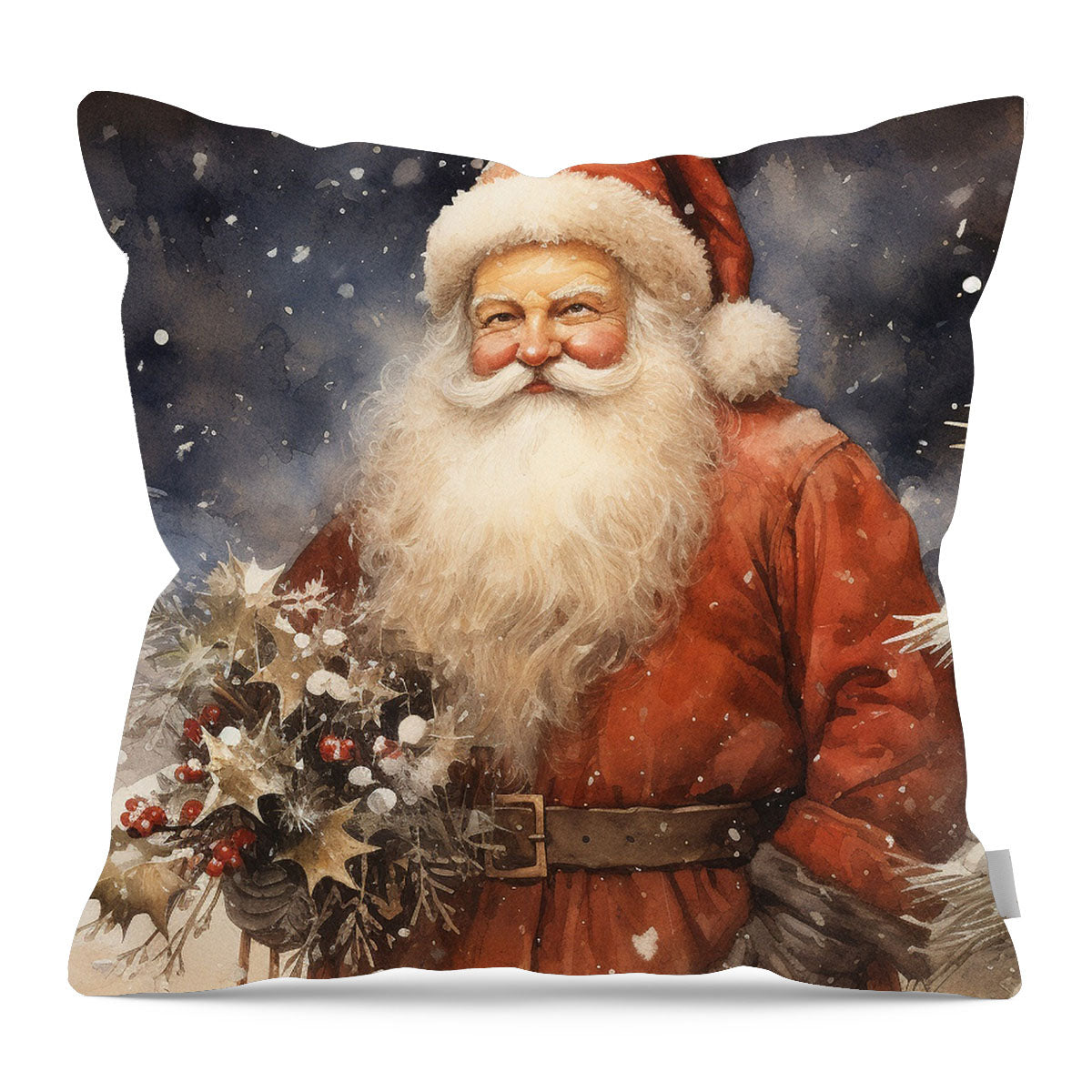 Winter night Santa - Pillow