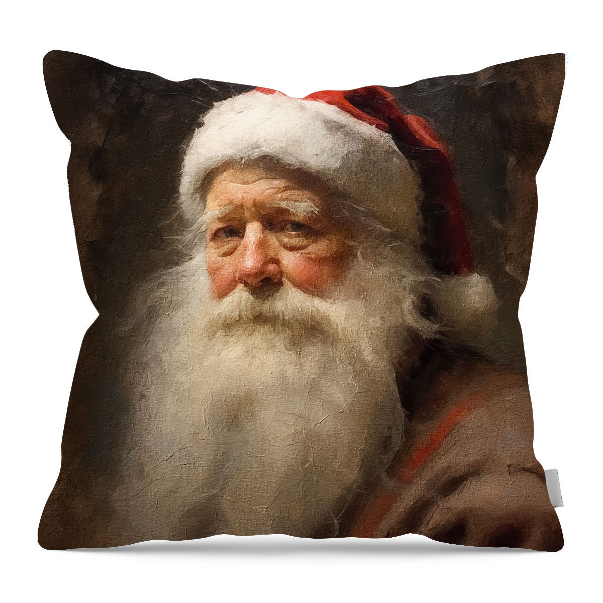 Santa portrait 1 - Pillow