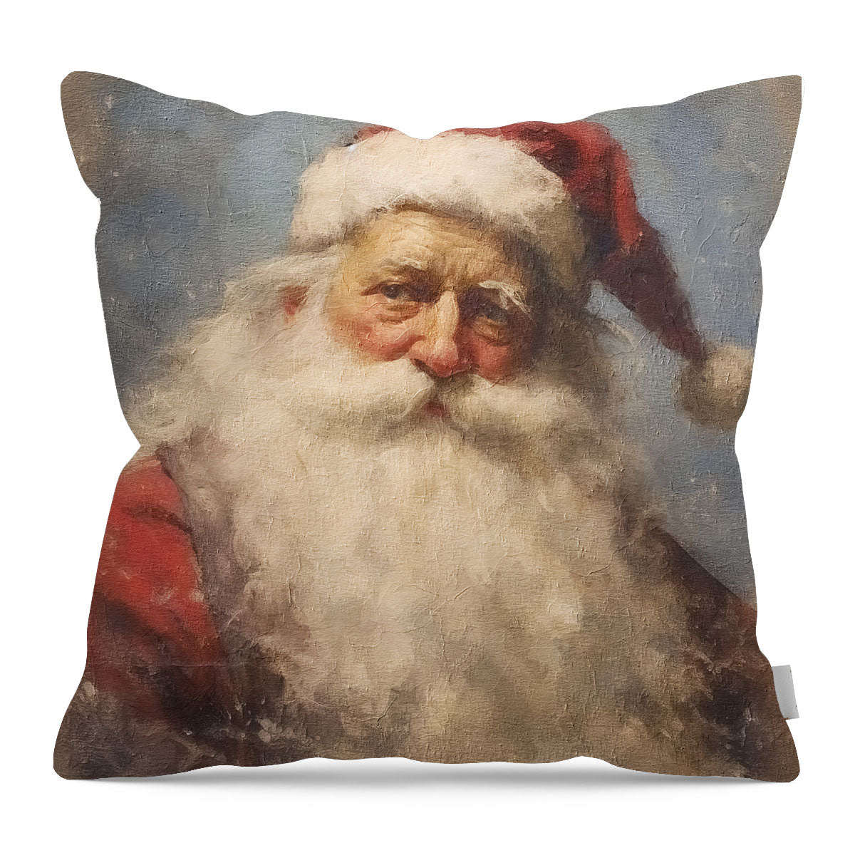 Santa portrait 5 - Pillow