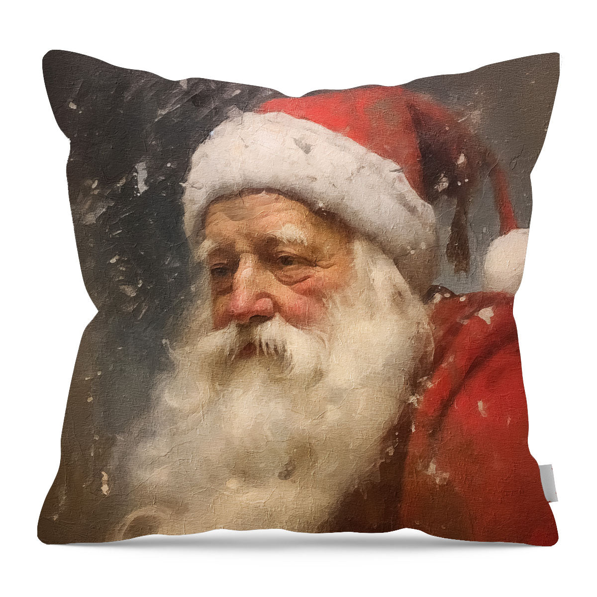 Santa portrait 9 - Pillow