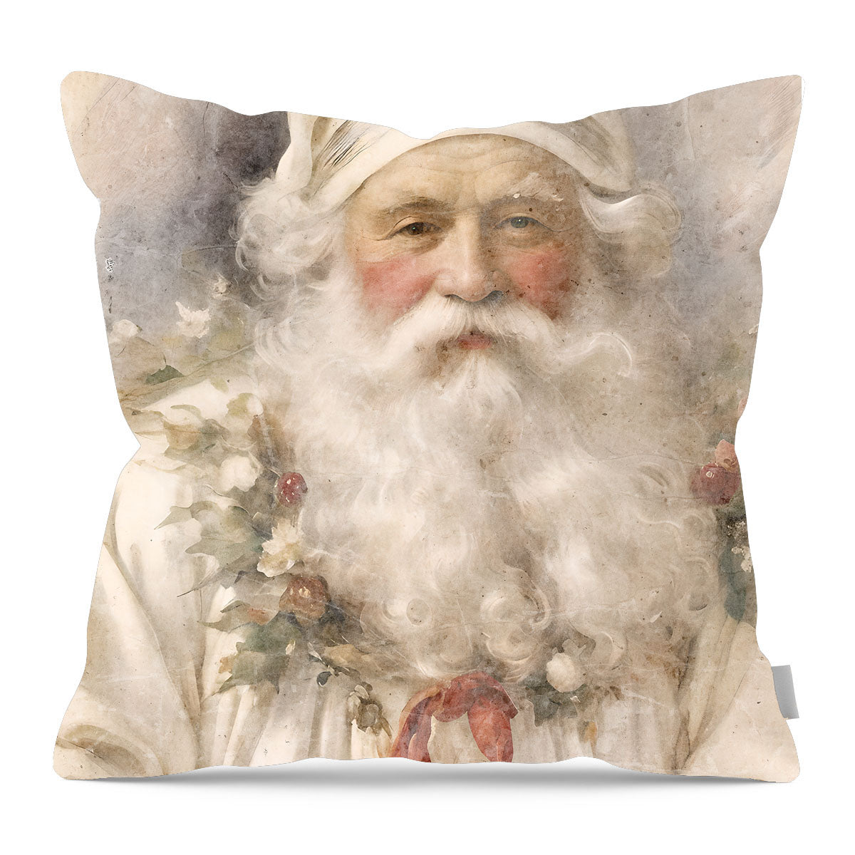 White Background Santa 2 - Pillow