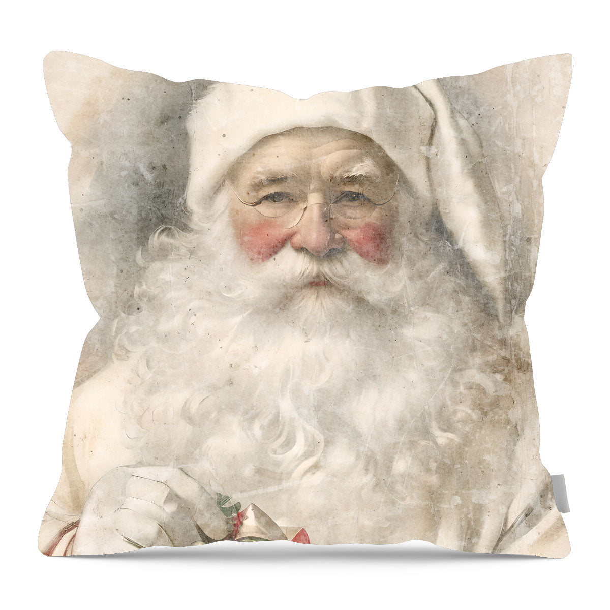 White Background Santa 9 - Pillow