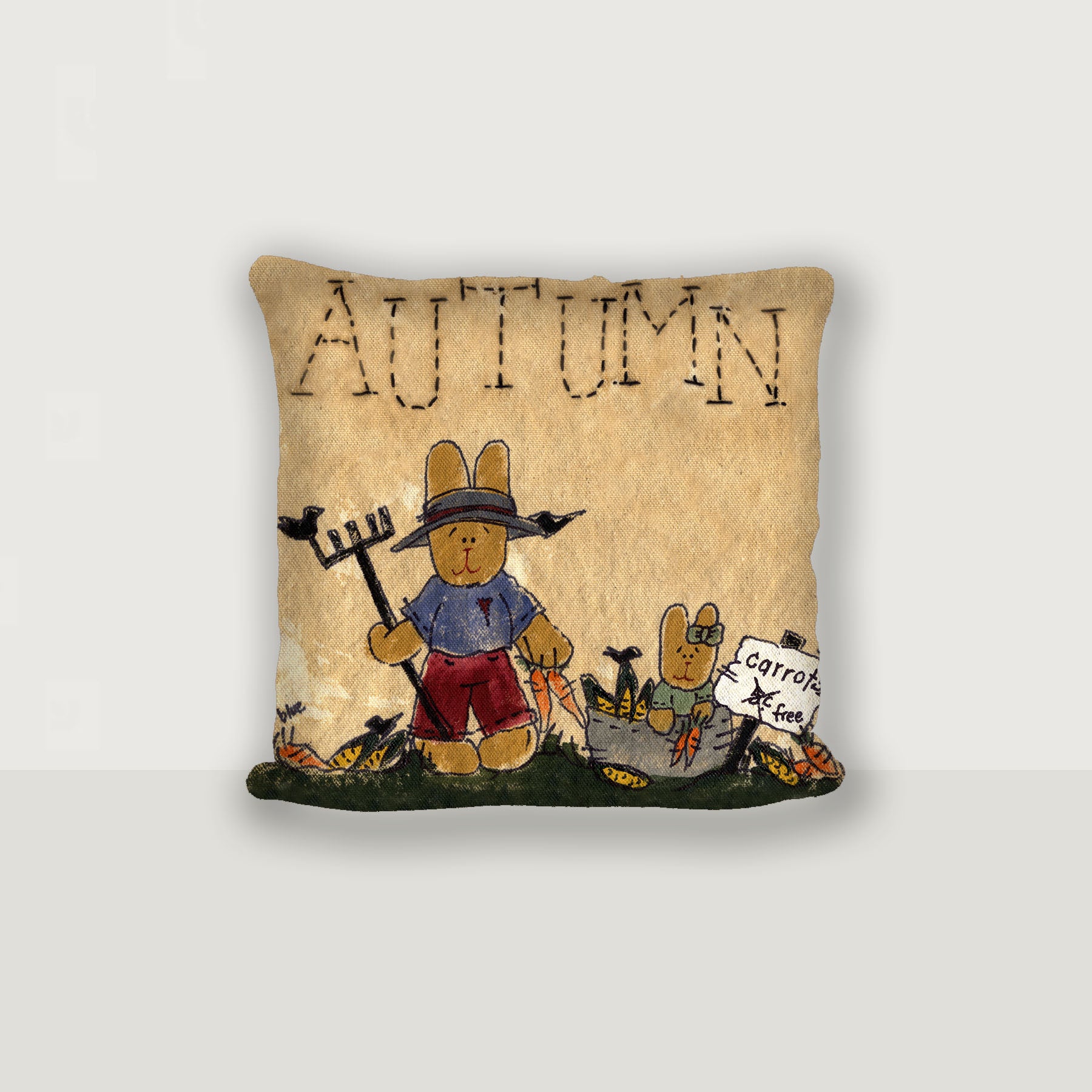 Autumn Bunny - Pillow