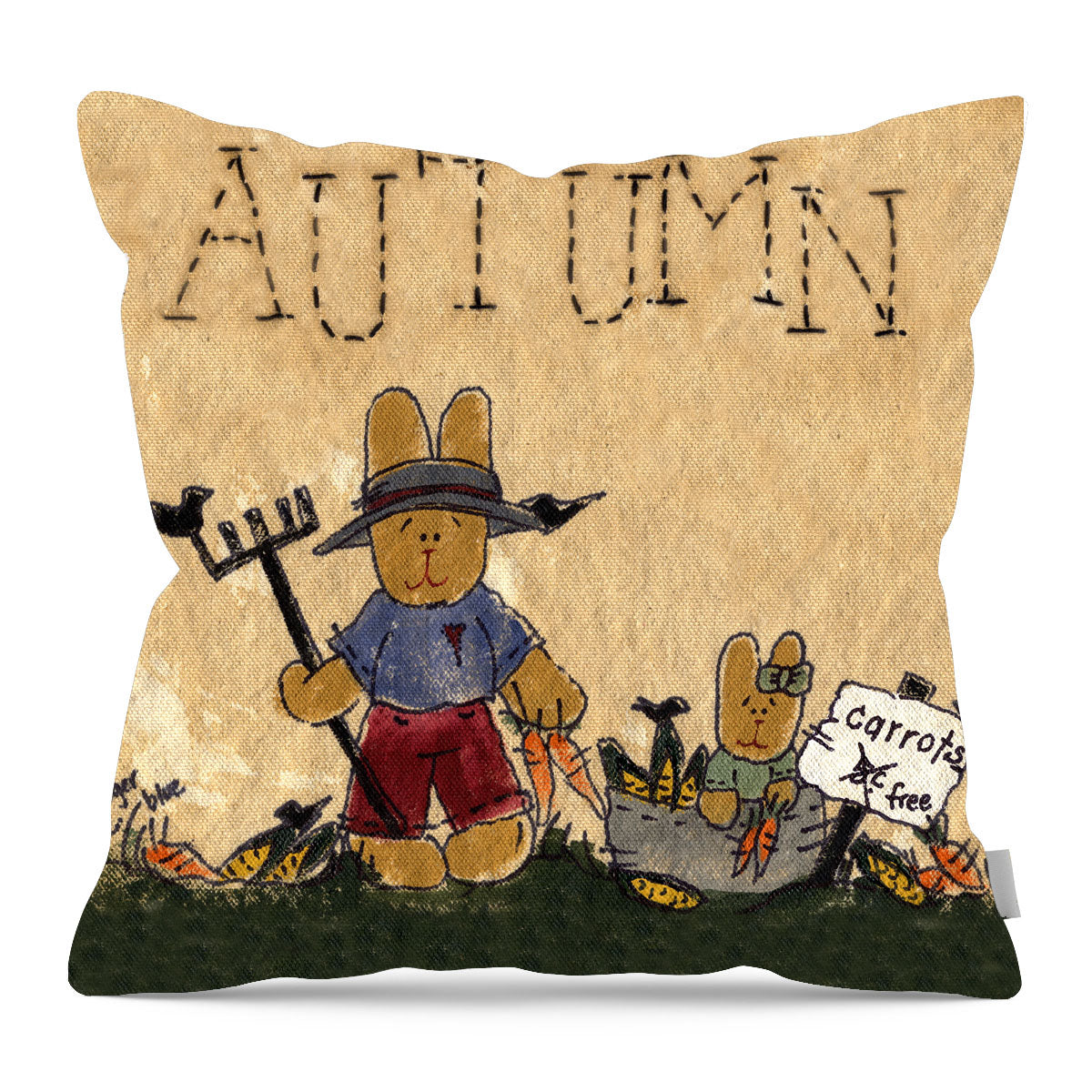 Autumn Bunny - Pillow