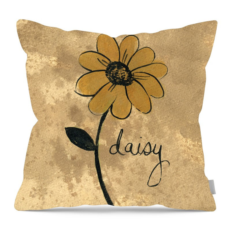 Daisy - Pillow — 16-inch linen-look pillow