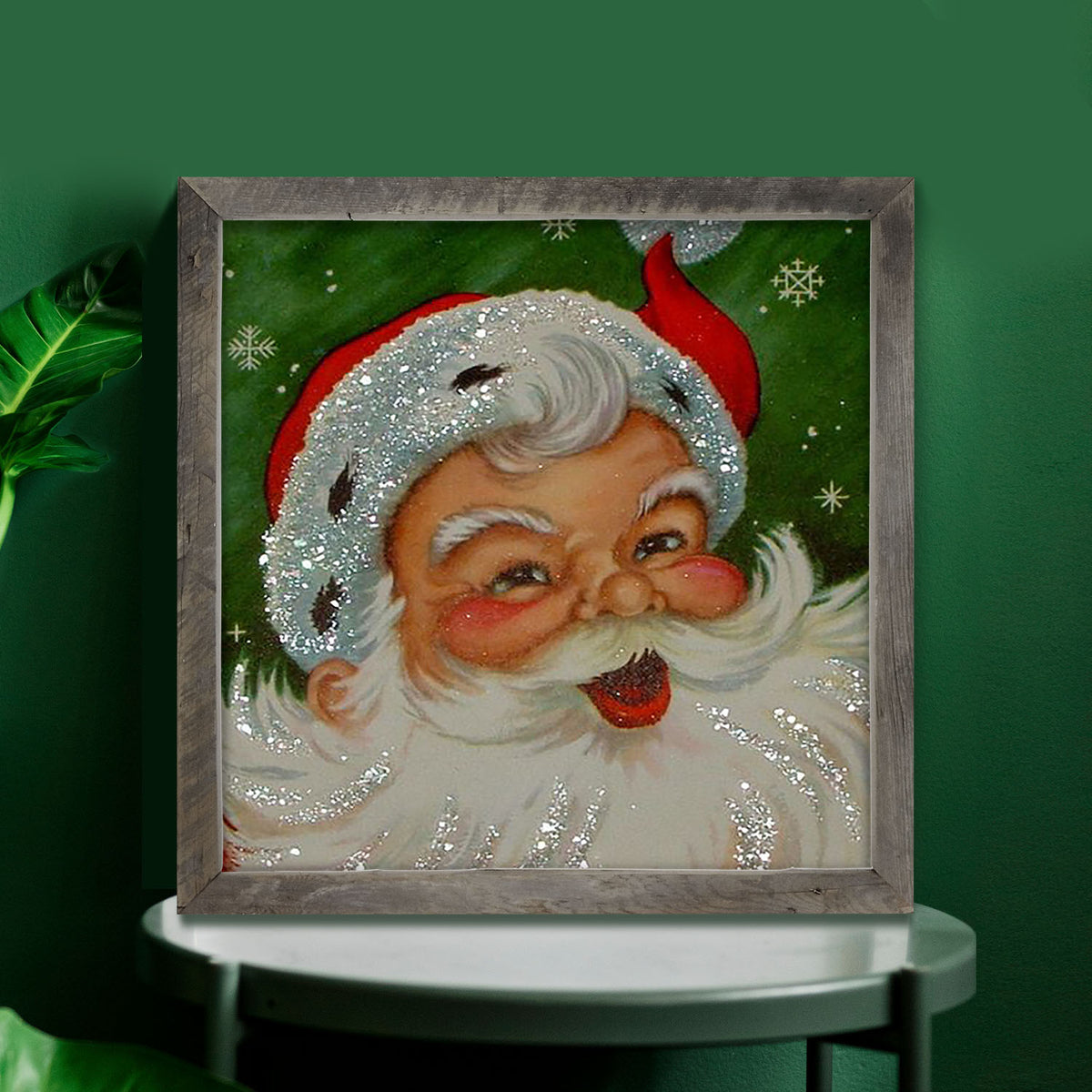 Glitter Santa