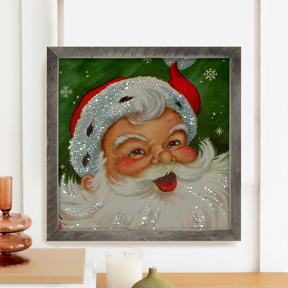 Glitter Santa