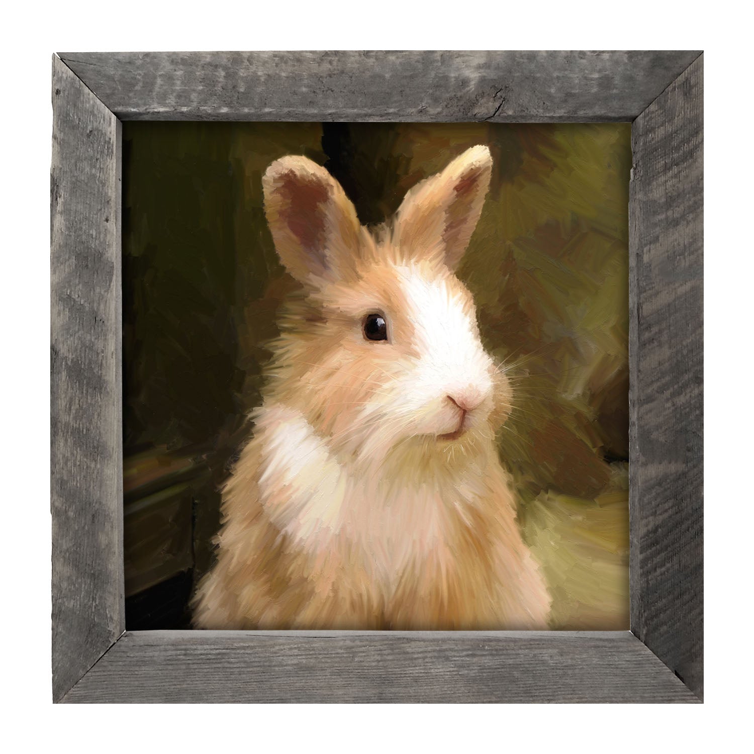 Sitting Rabbit - Framed Art