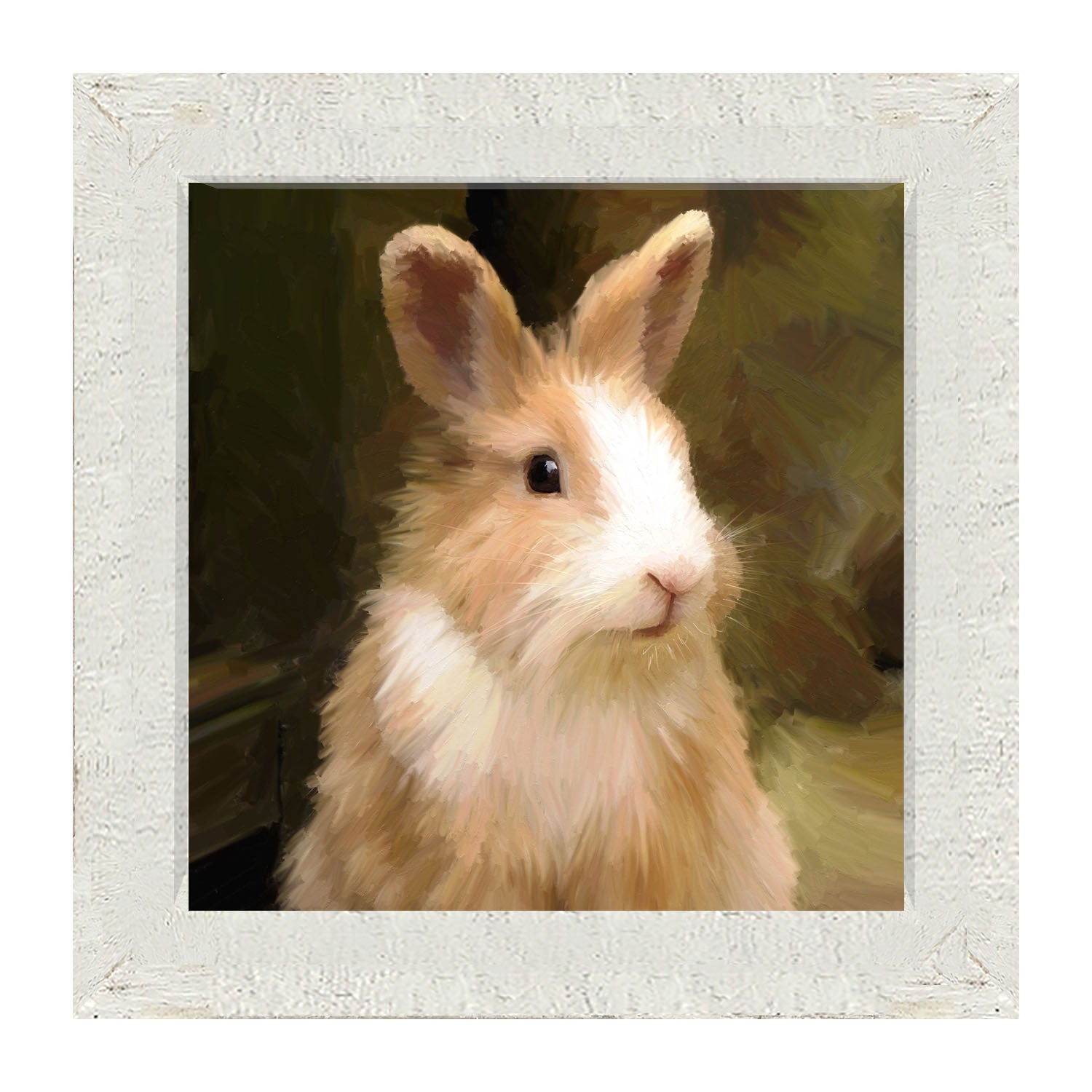 Sitting Rabbit - Framed Art