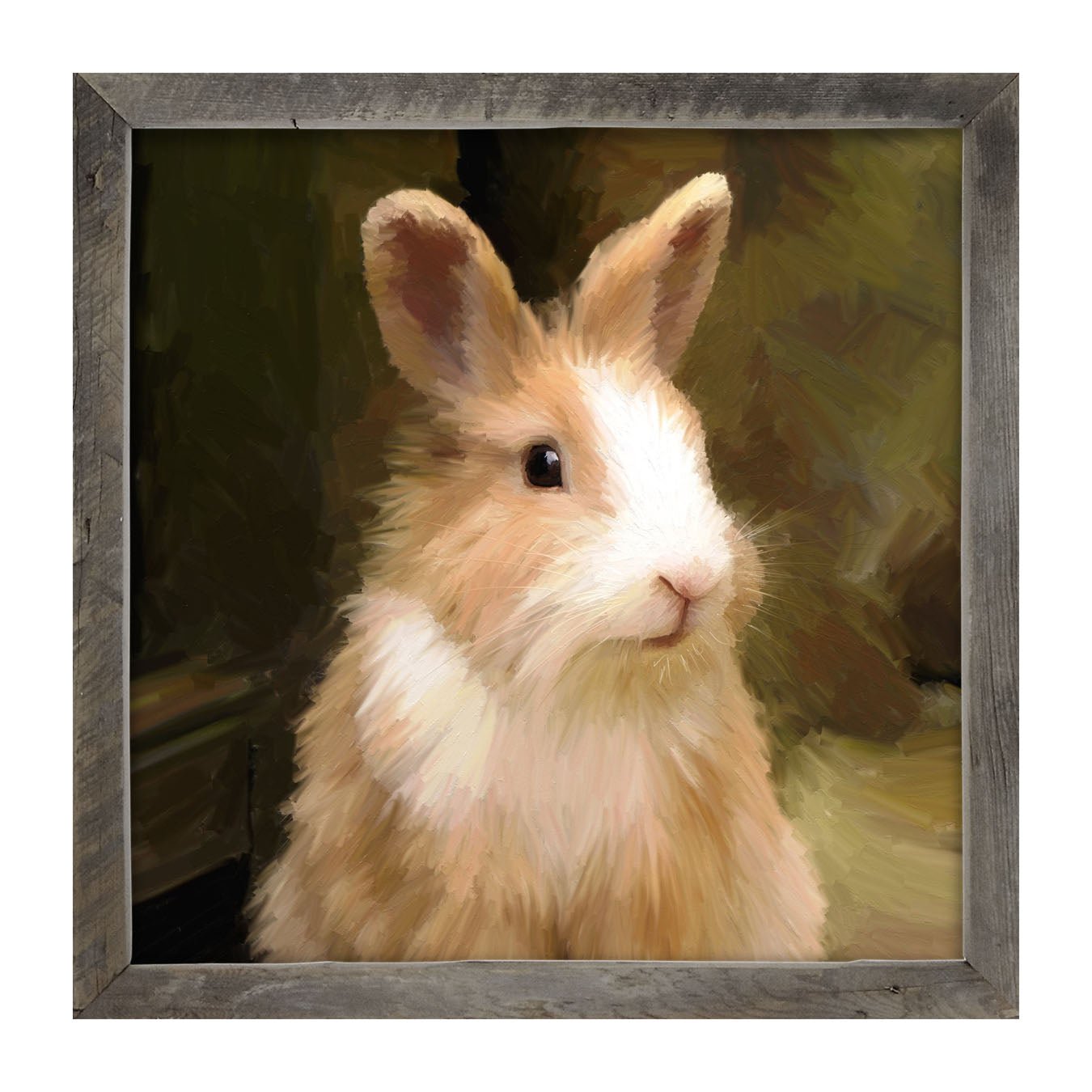 Sitting Rabbit - Framed Art
