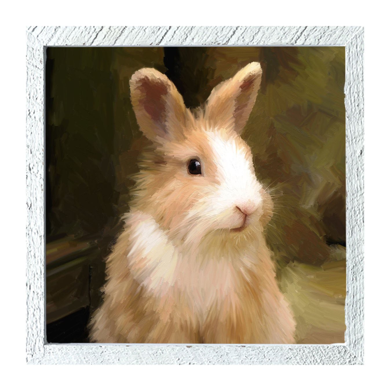 Sitting Rabbit - Framed Art