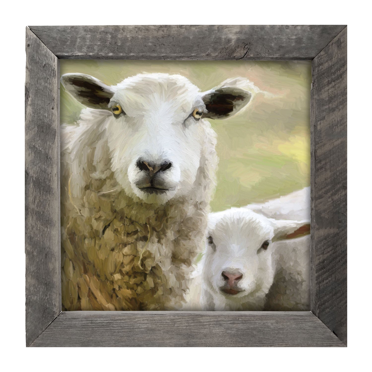 Sheep and Lamb -Framed Art