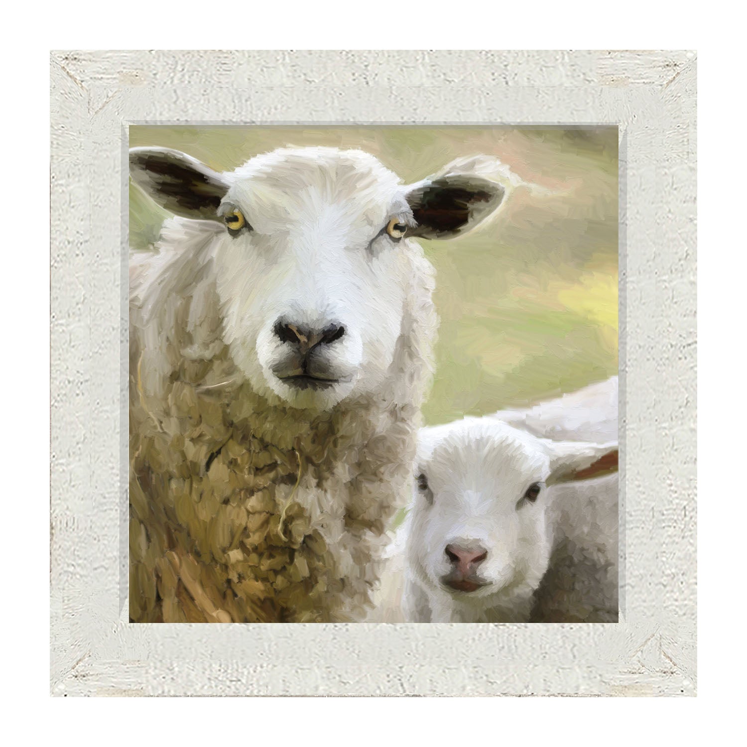 Sheep and Lamb -Framed Art