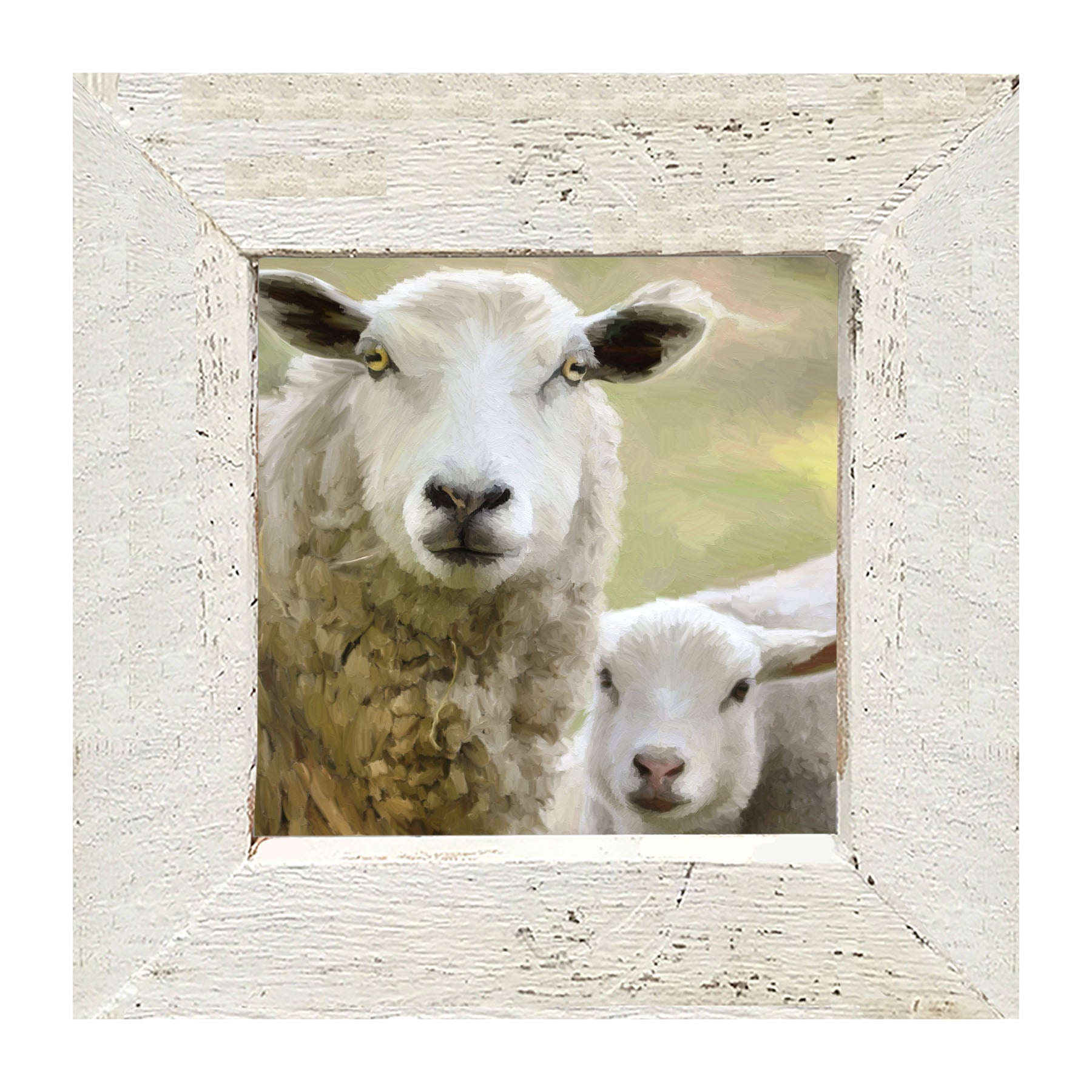 Sheep and Lamb -Framed Art