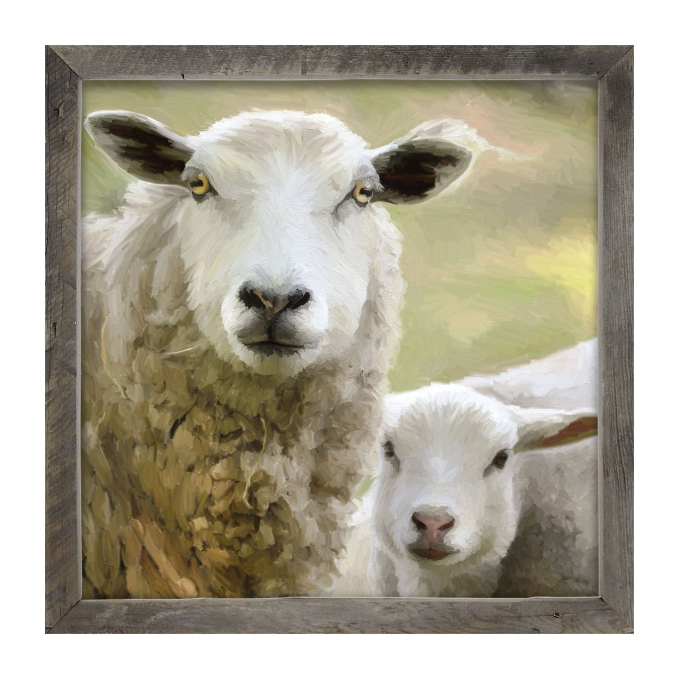 Sheep and Lamb -Framed Art
