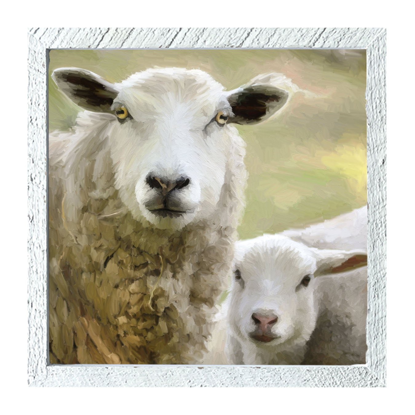 Sheep and Lamb -Framed Art