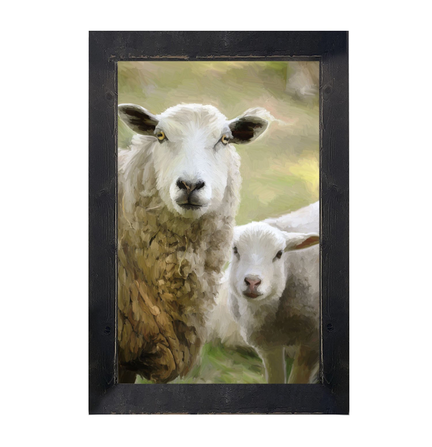 Sheep and Lamb -Framed Art