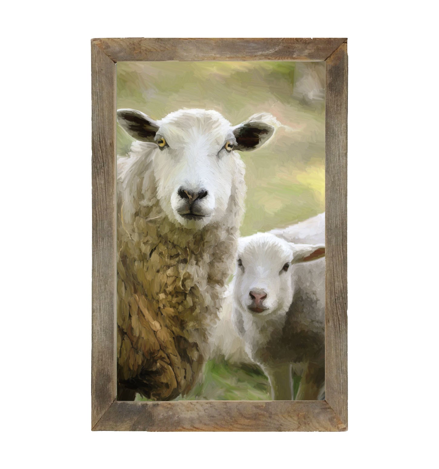 Sheep and Lamb -Framed Art