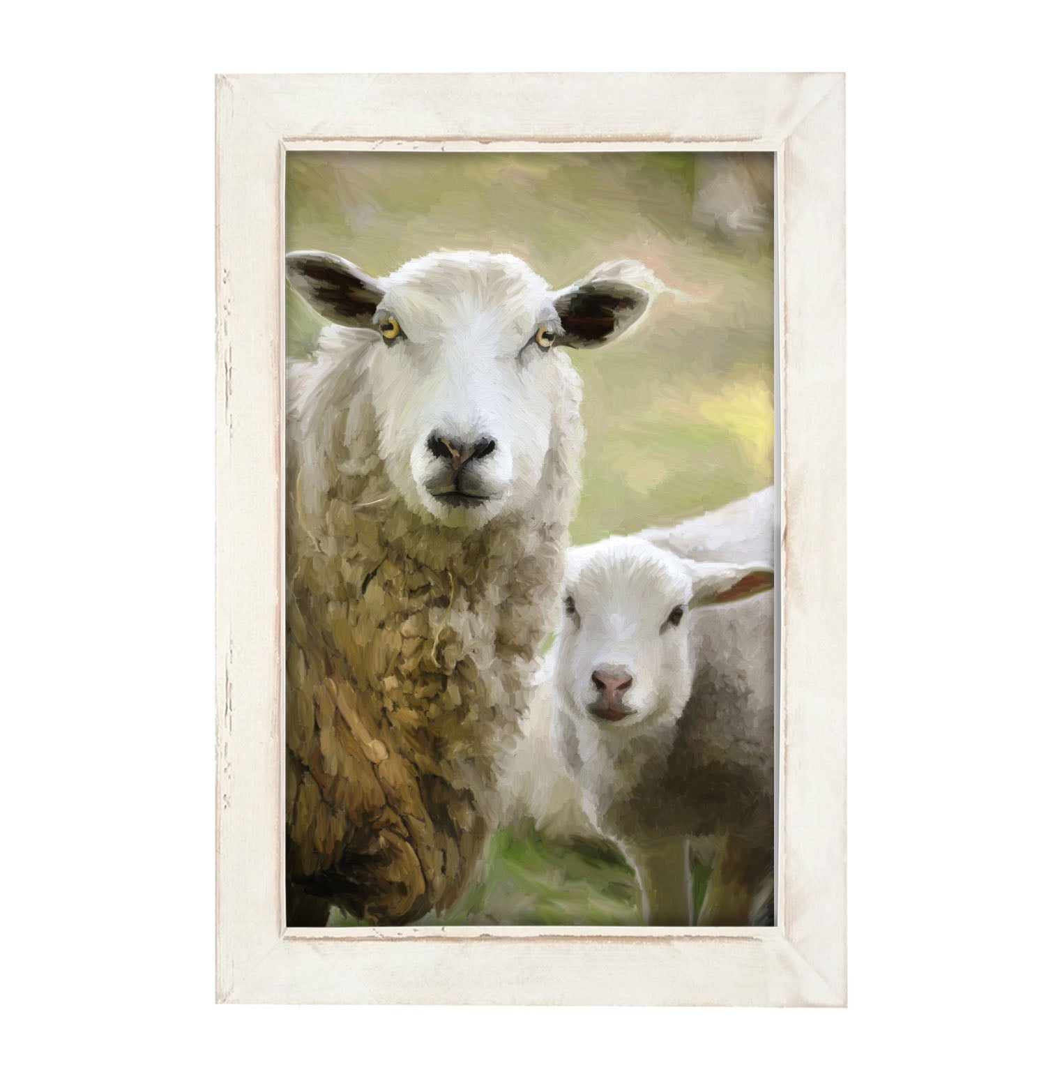 Sheep and Lamb -Framed Art