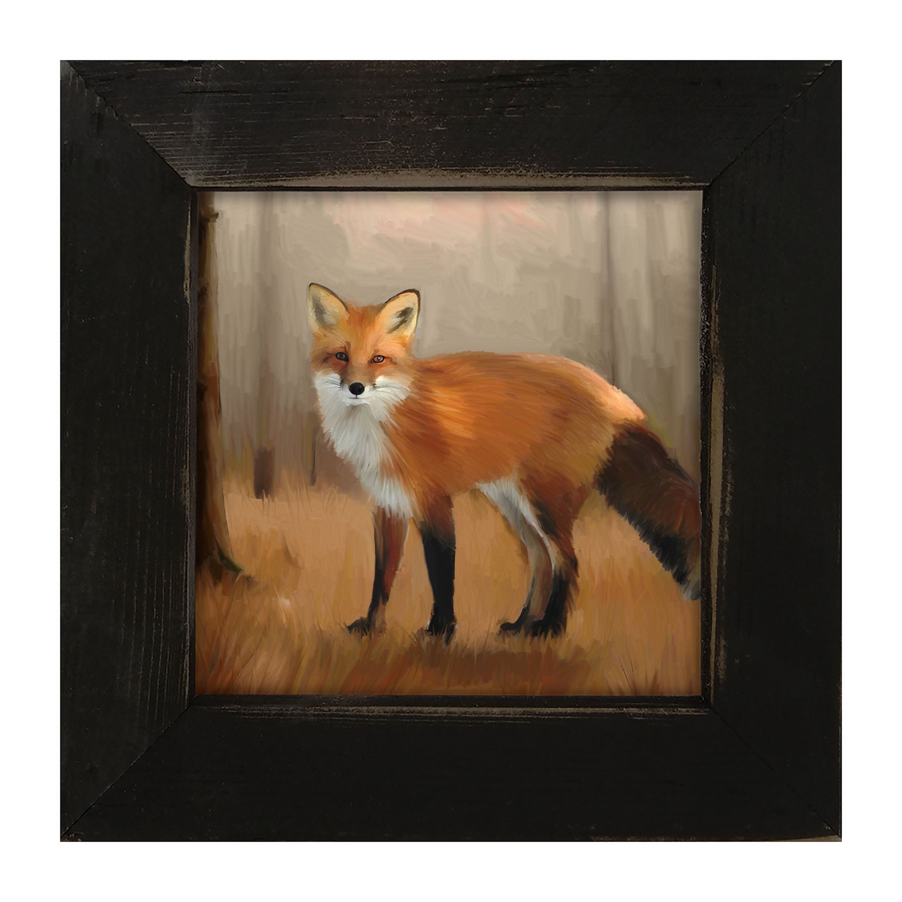 Standing Fox - Framed Art