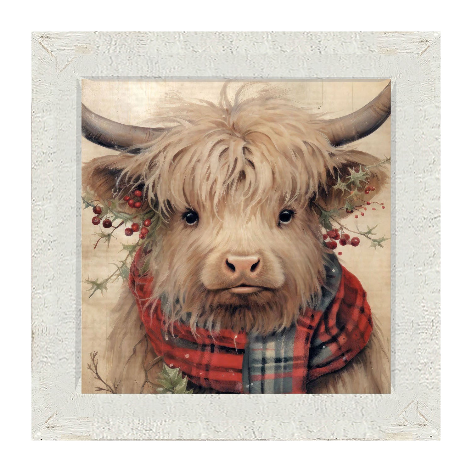 Holly Cow - Framed art