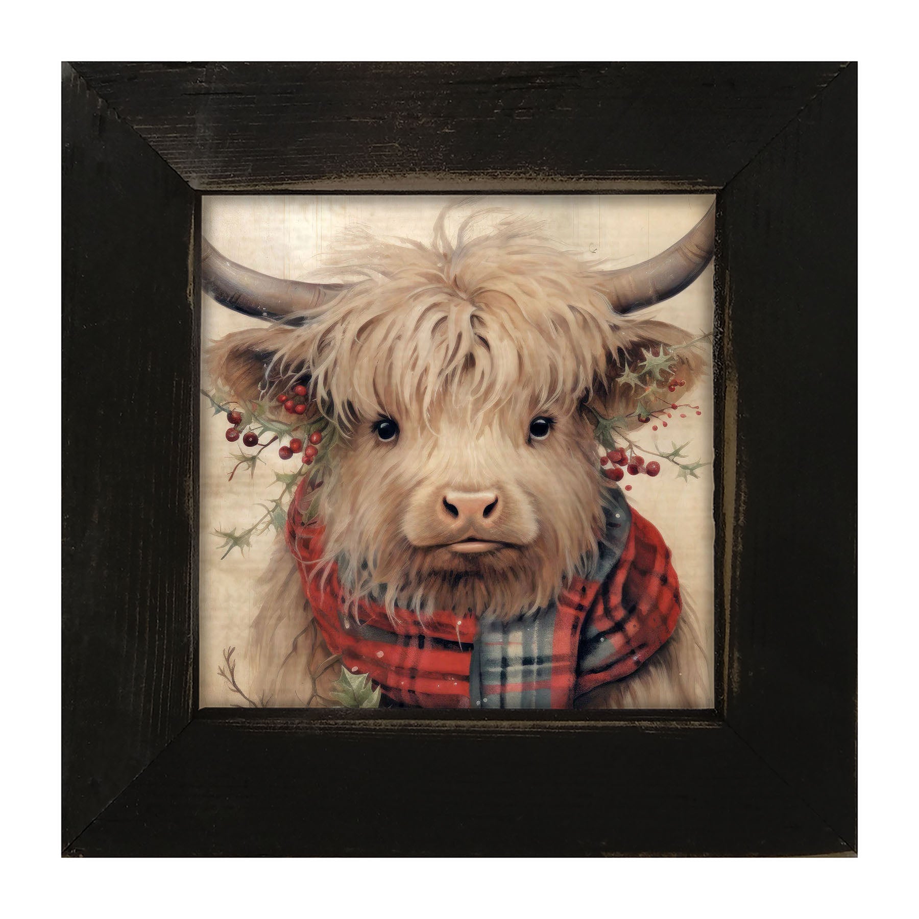 Holly Cow - Framed art