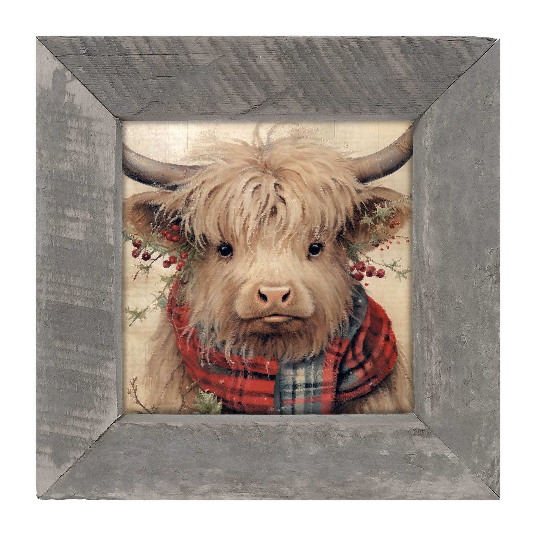 Holly Cow - Framed art