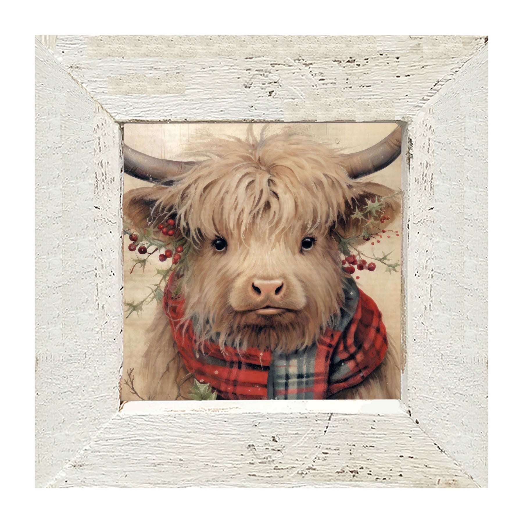 Holly Cow - Framed art