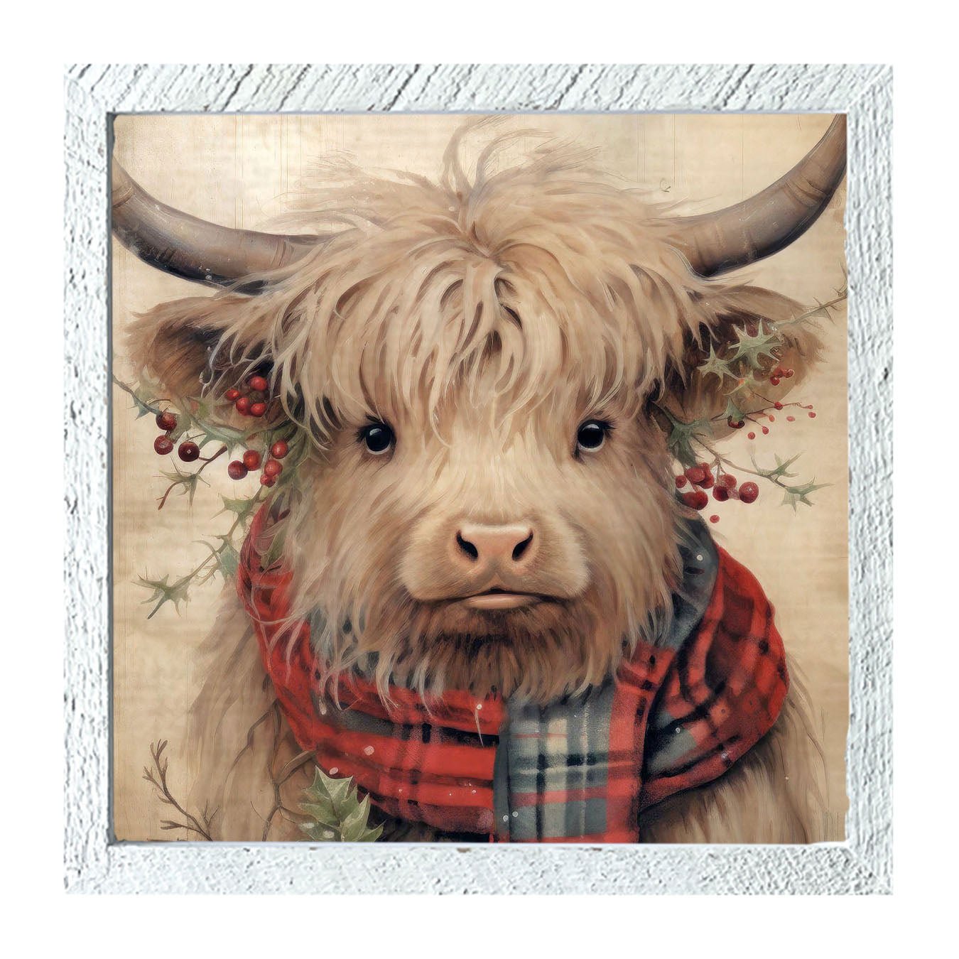 Holly Cow - Framed art