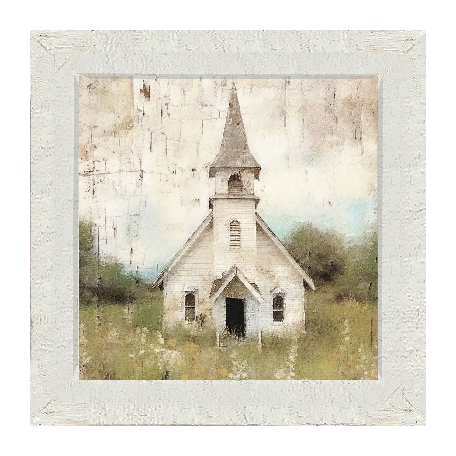 Old Country Church 4 - Framed Art